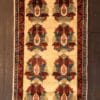 Hand-Knotted Afghan Boteh Wool Rug