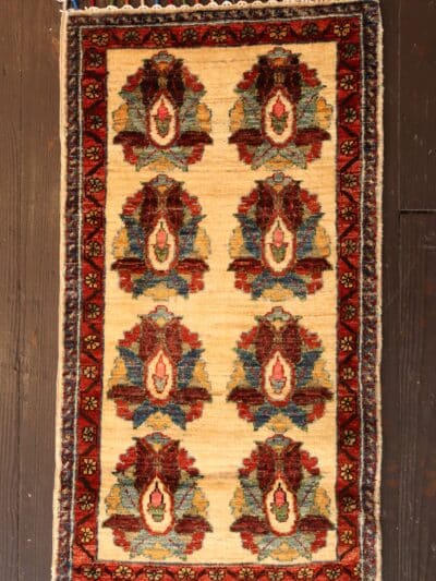 Hand-Knotted Afghan Boteh Wool Rug