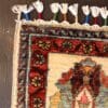 Hand-Knotted Afghan Boteh Wool Rug