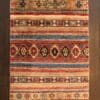 Hand-Knotted Afghan Gabbeh Wool Rug