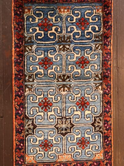 Hand-Knotted Afghan Tribal Wool Rug