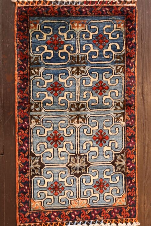 Hand-Knotted Afghan Tribal Wool Rug