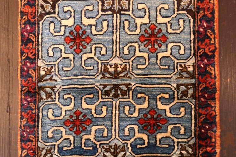 Hand-Knotted Afghan Tribal Wool Rug
