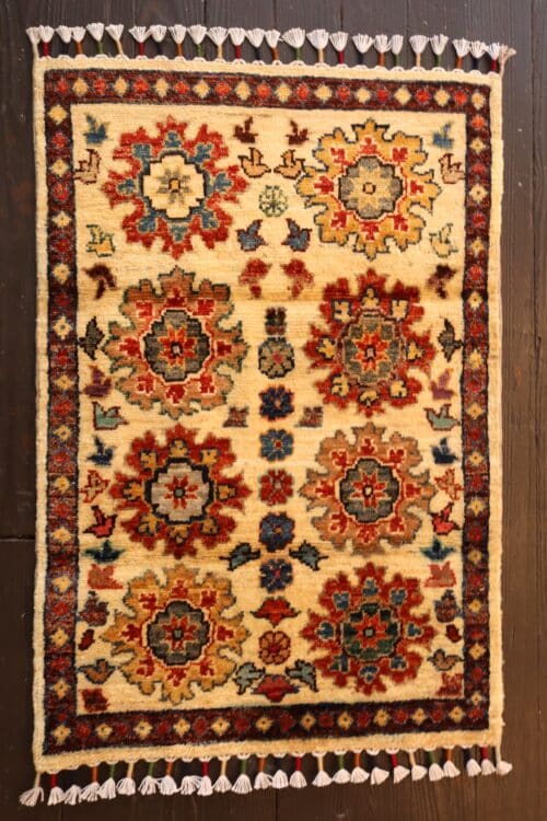 Hand-Knotted Afghan Ziegler Rug