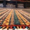 Hand-Knotted Baluchi Striped Wool Rug