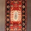 Hand-Knotted Bold Kazak Wool Rug