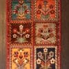 Hand-Knotted Gabbeh Garden Panel Wool Rug (