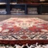Hand-Knotted Heriz Bold Geometric Wool Rug