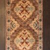 Hand-Knotted Persian Twin Medallion Wool Rug