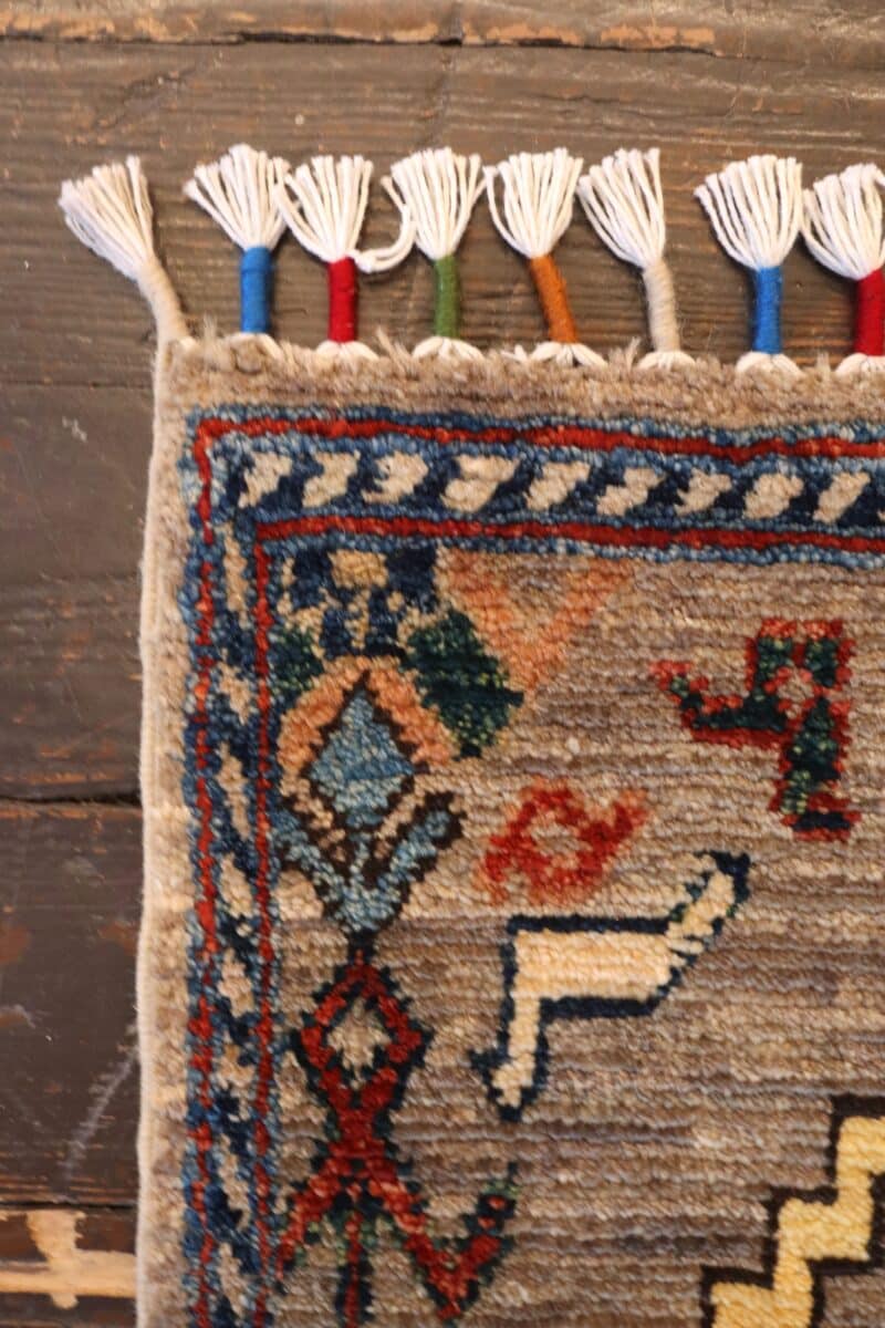 Hand-Knotted Shiraz Tribal Wool Rug