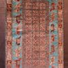 Hand-knotted Afghan Pictorial Wool Rug