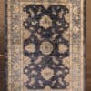 Hand-knotted Navy Ziegler Wool Rug