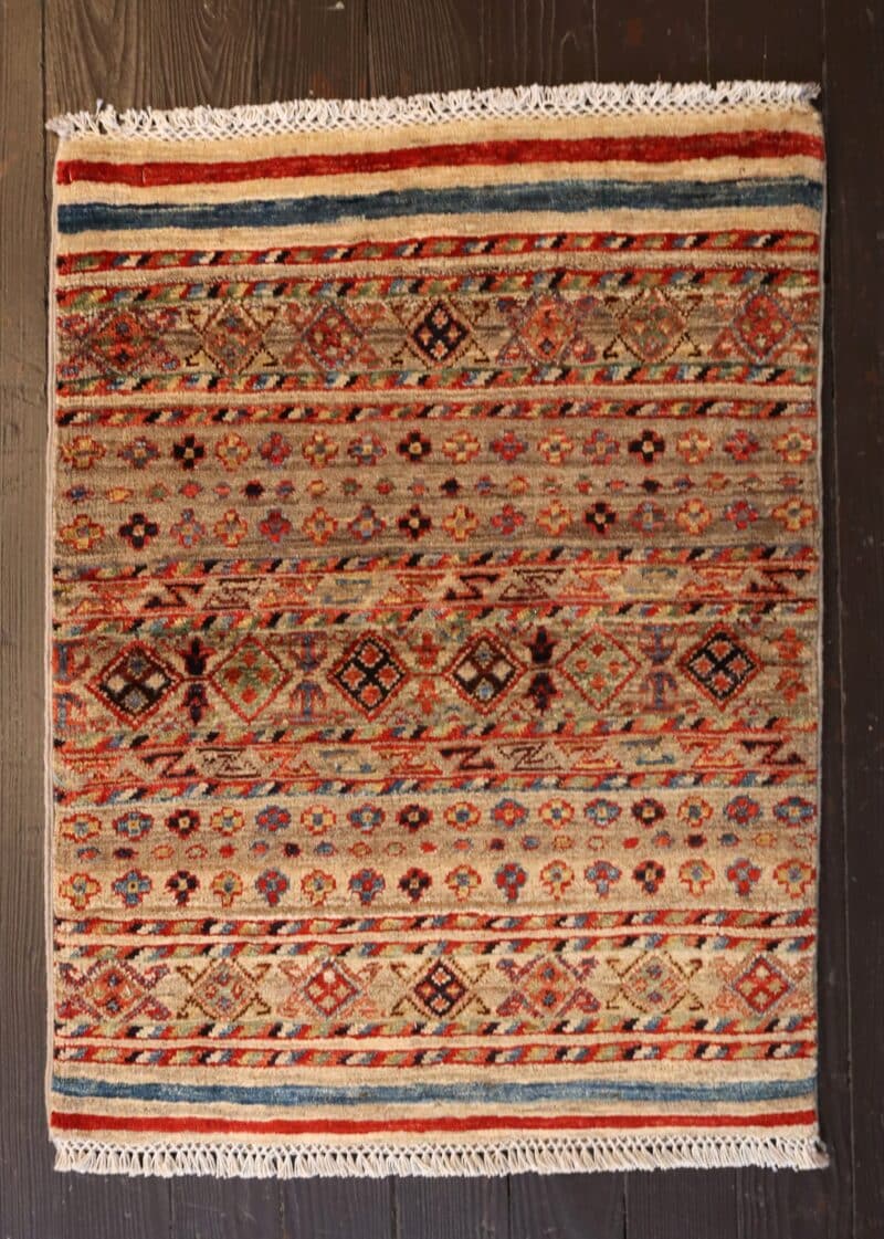 Handknotted Afghan Tribal Wool Rug