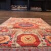 handknotted wool Kazak rug